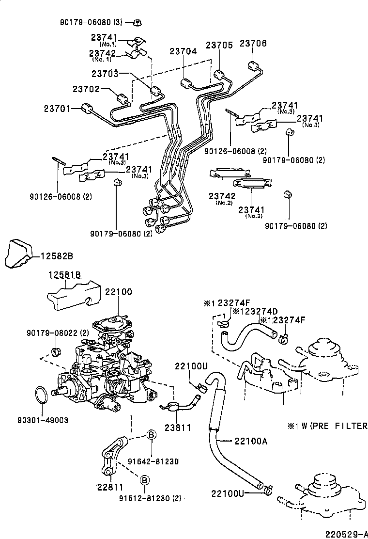  LAND CRUISER 100 105 |  INJECTION PUMP ASSEMBLY