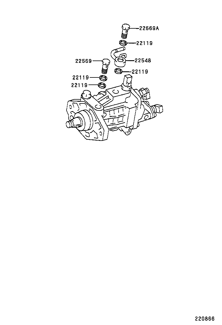  PICNIC AVENSIS VERSO |  INJECTION PUMP BODY