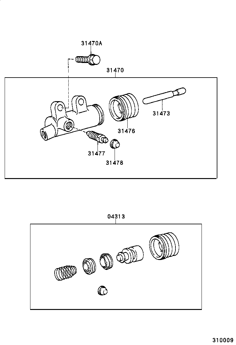  LAND CRUISER 90 |  CLUTCH RELEASE CYLINDER