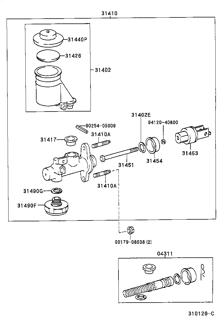  QUALIS |  CLUTCH MASTER CYLINDER