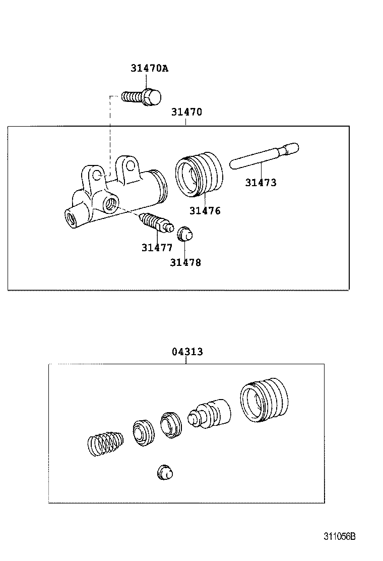  LAND CRUISER PRADO |  CLUTCH RELEASE CYLINDER