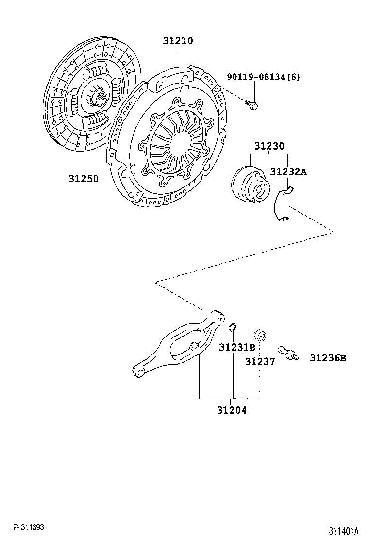  LAND CRUISER PRADO |  CLUTCH RELEASE FORK