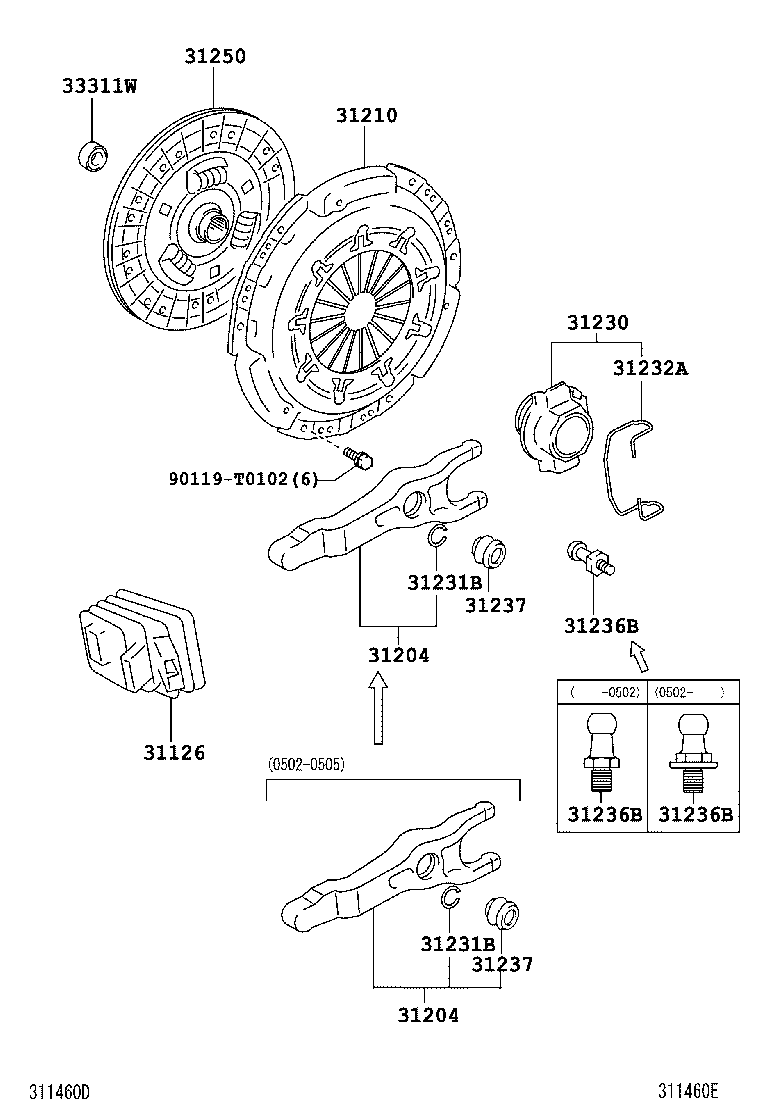  HILUX |  CLUTCH RELEASE FORK