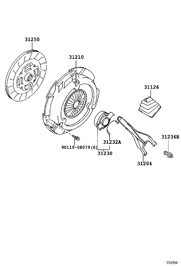  CAMRY AURION HV ARL |  CLUTCH RELEASE FORK