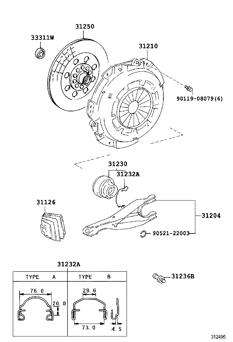  HILUX |  CLUTCH RELEASE FORK