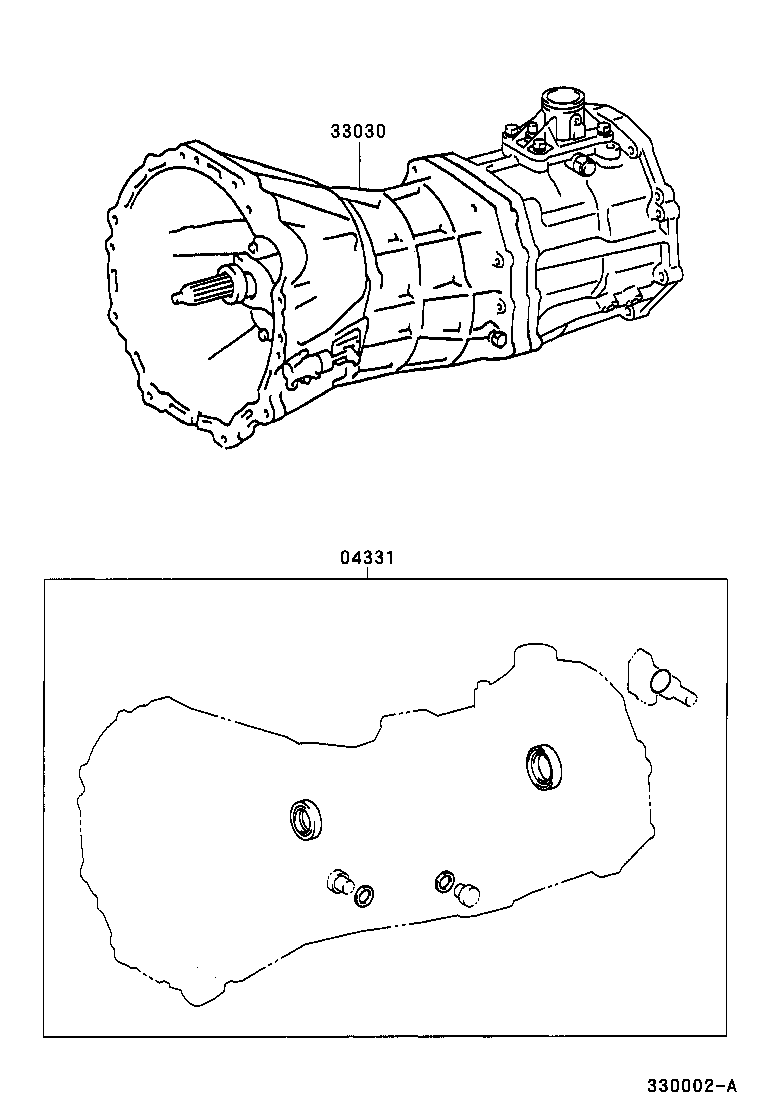 LAND CRUISER 90 | TRANSAXLE OR TRANSMISSION ASSY GASKET KIT MTM