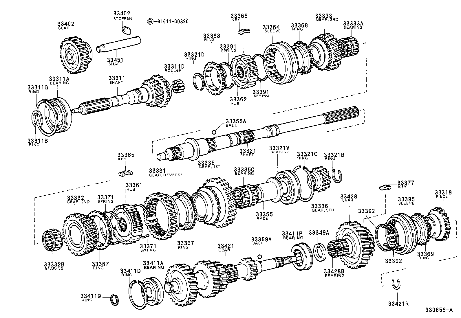  HILUX |  TRANSMISSION GEAR MTM