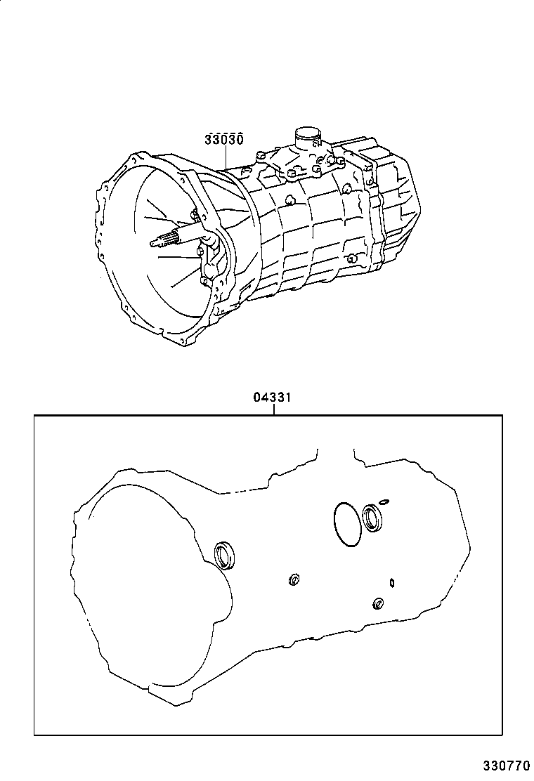 LAND CRUISER 100 105 | TRANSAXLE OR TRANSMISSION ASSY GASKET KIT MTM