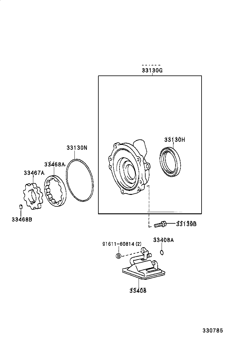 LAND CRUISER 100 105 | OIL PUMP OIL COOLER PIPE MTM