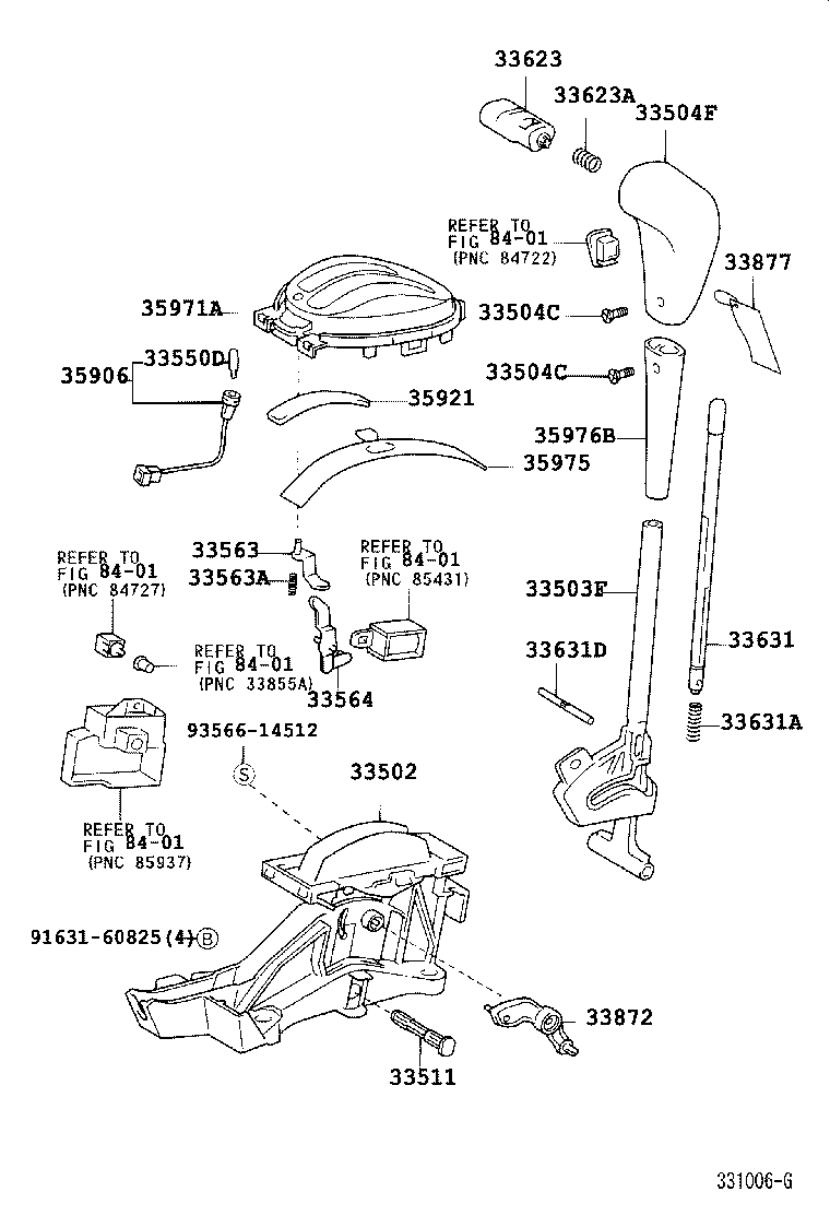  YARIS ECHO 4D |  SHIFT LEVER RETAINER