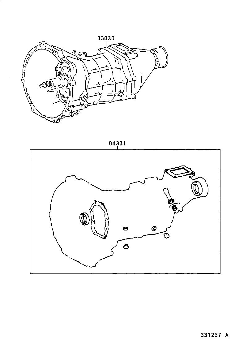  QUALIS |  TRANSAXLE OR TRANSMISSION ASSY GASKET KIT MTM