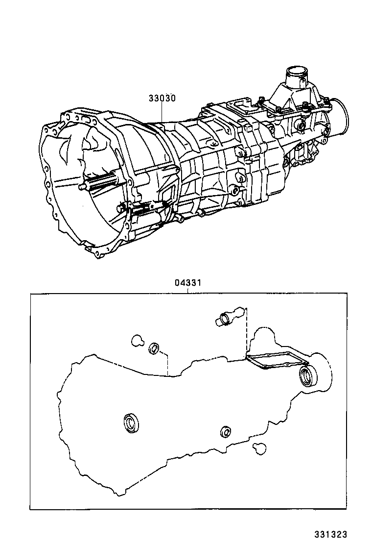  HILUX |  TRANSAXLE OR TRANSMISSION ASSY GASKET KIT MTM