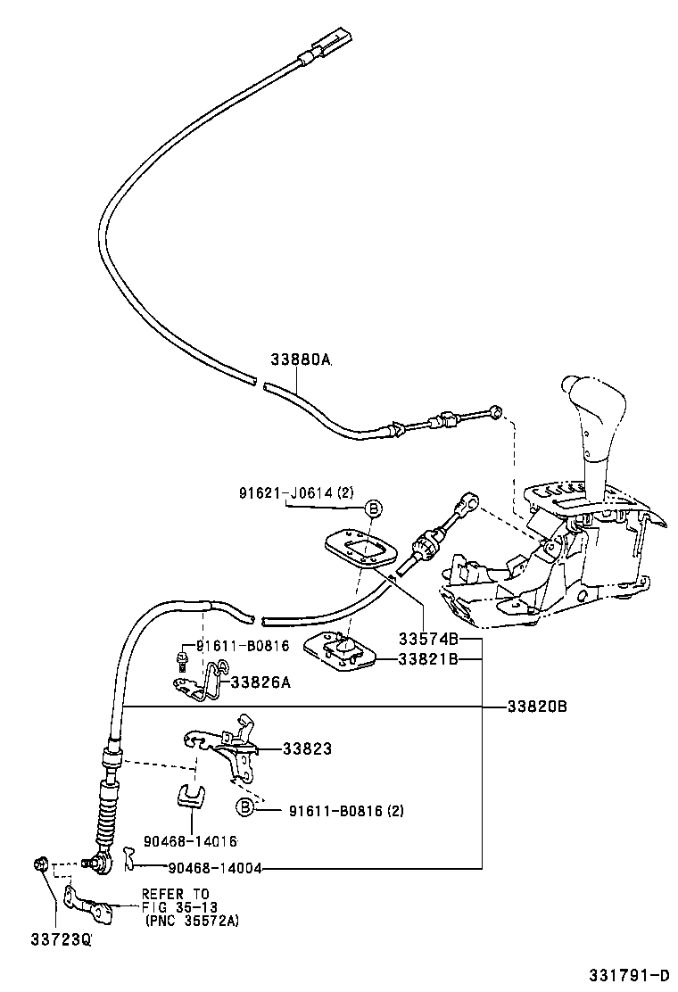  CAMRY |  SHIFT LEVER RETAINER