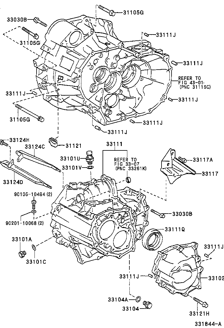  CAMRY AUSTRALIA |  CLUTCH HOUSING TRANSMISSION CASE MTM