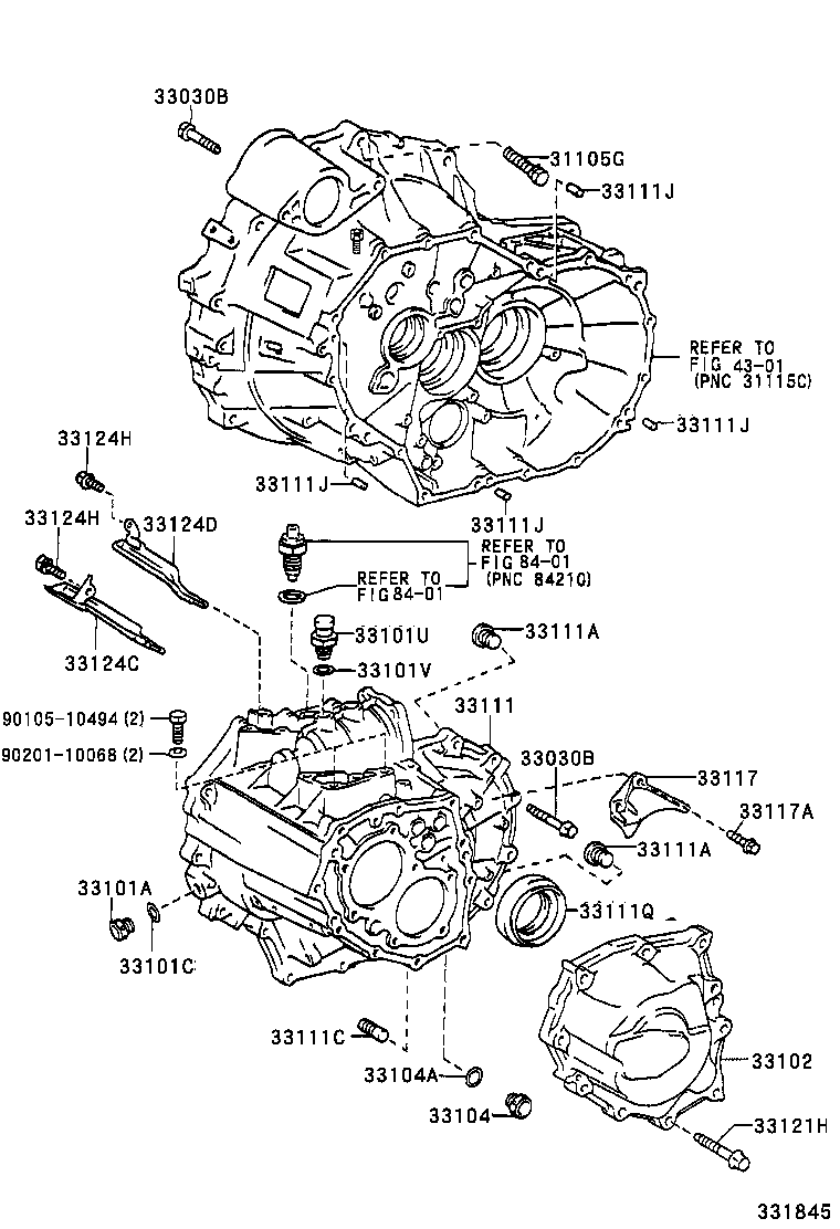  CAMRY AUSTRALIA |  CLUTCH HOUSING TRANSMISSION CASE MTM