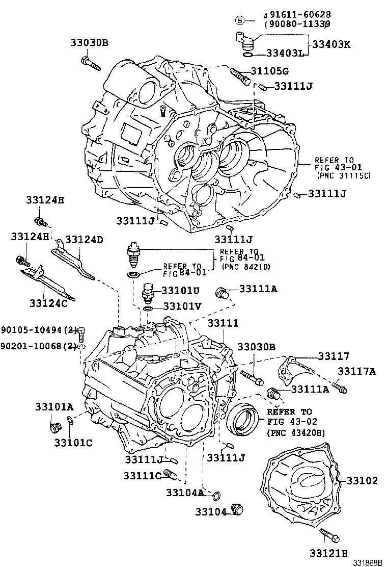  CAMRY |  CLUTCH HOUSING TRANSMISSION CASE MTM