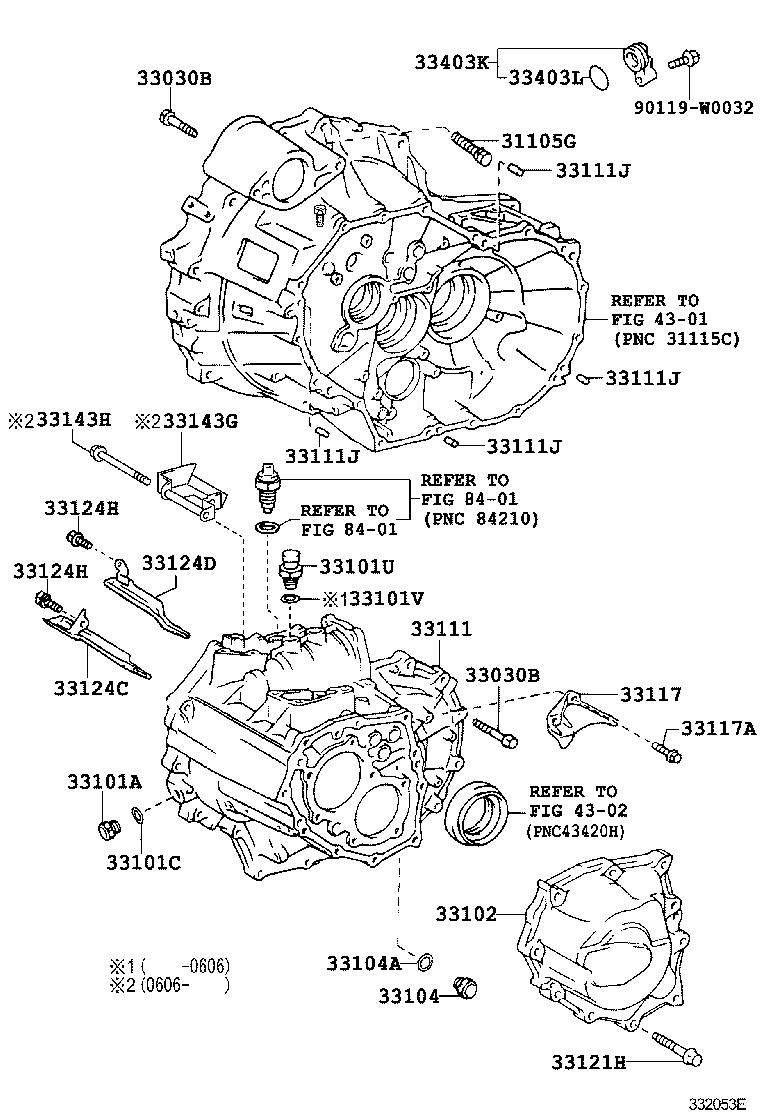  AVENSIS |  CLUTCH HOUSING TRANSMISSION CASE MTM