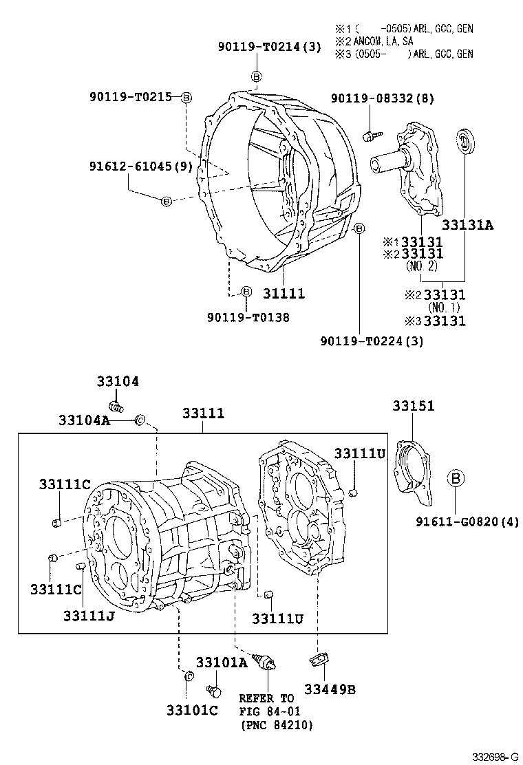  HILUX |  CLUTCH HOUSING TRANSMISSION CASE MTM