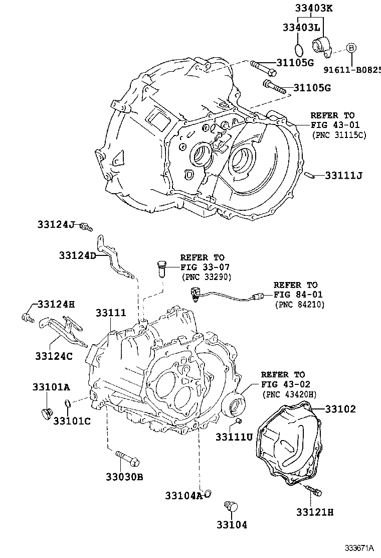  YARIS |  CLUTCH HOUSING TRANSMISSION CASE MTM