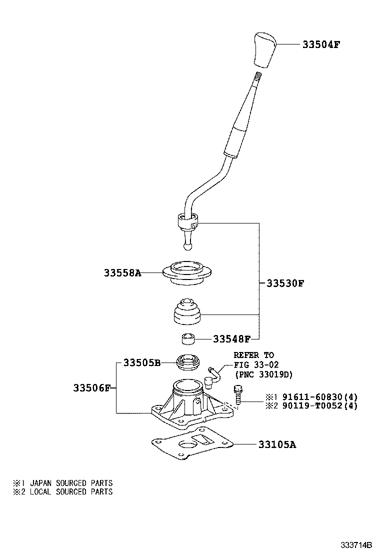  HILUX |  SHIFT LEVER RETAINER