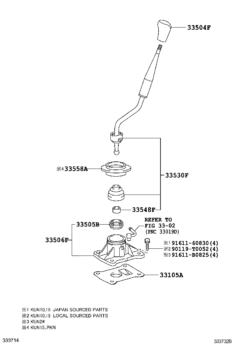 HILUX |  SHIFT LEVER RETAINER