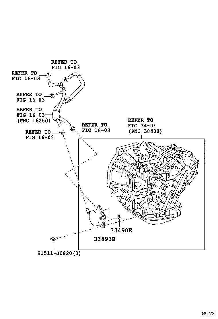  RACTIS |  OIL COOLER TUBE CVT