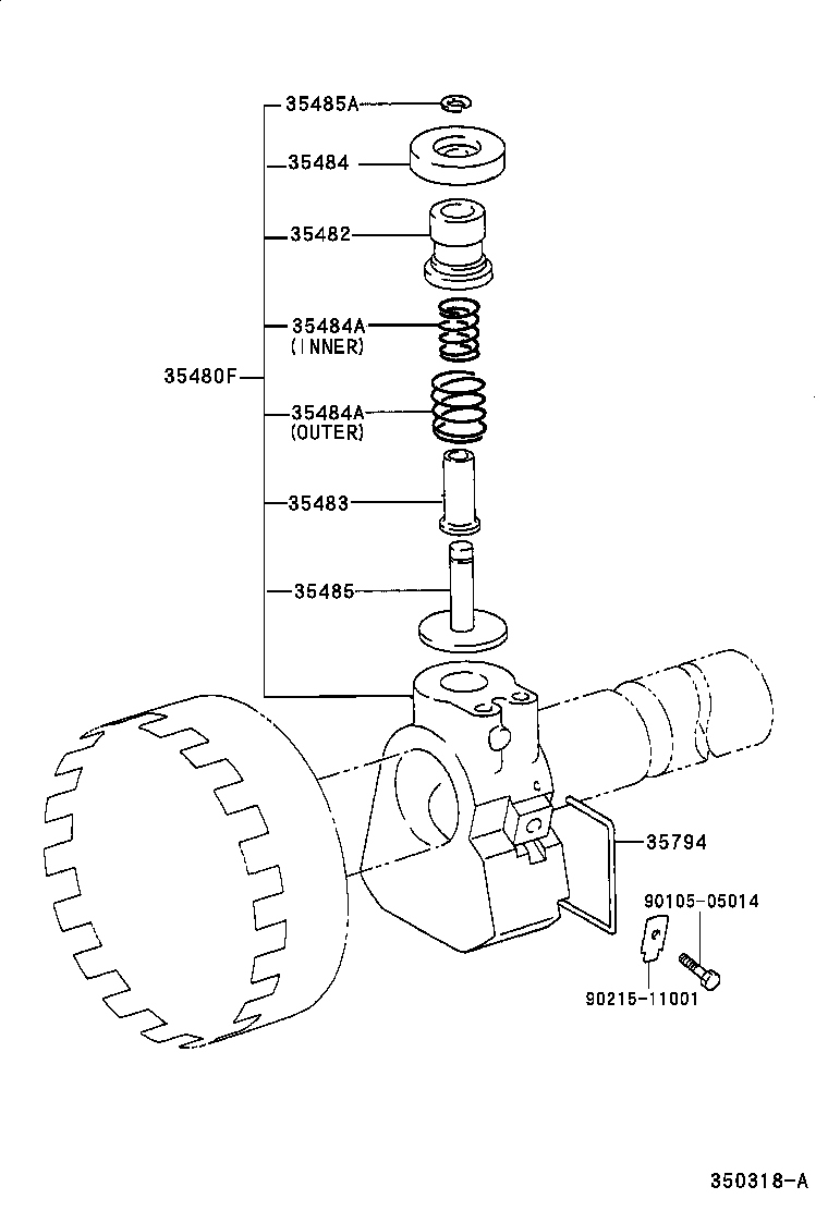  T U V |  REAR OIL PUMP GOVERNOR ATM