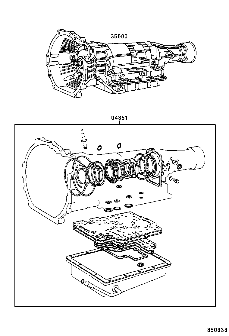  T U V |  TRANSAXLE OR TRANSMISSION ASSY GASKET KIT ATM