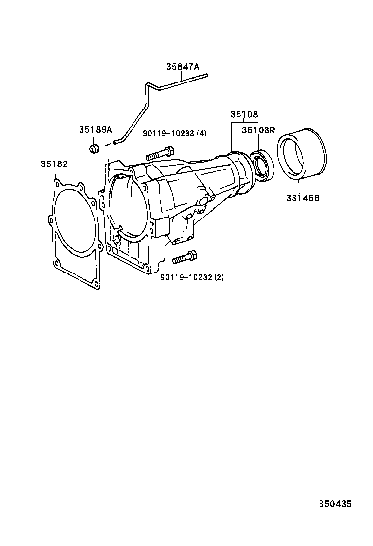  HILUX |  EXTENSION HOUSING ATM