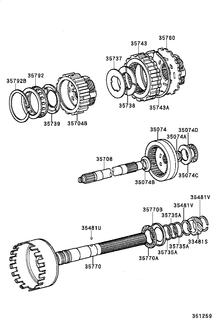  HILUX |  PLANETARY GEAR REVERSE PISTON COUNTER GEAR ATM