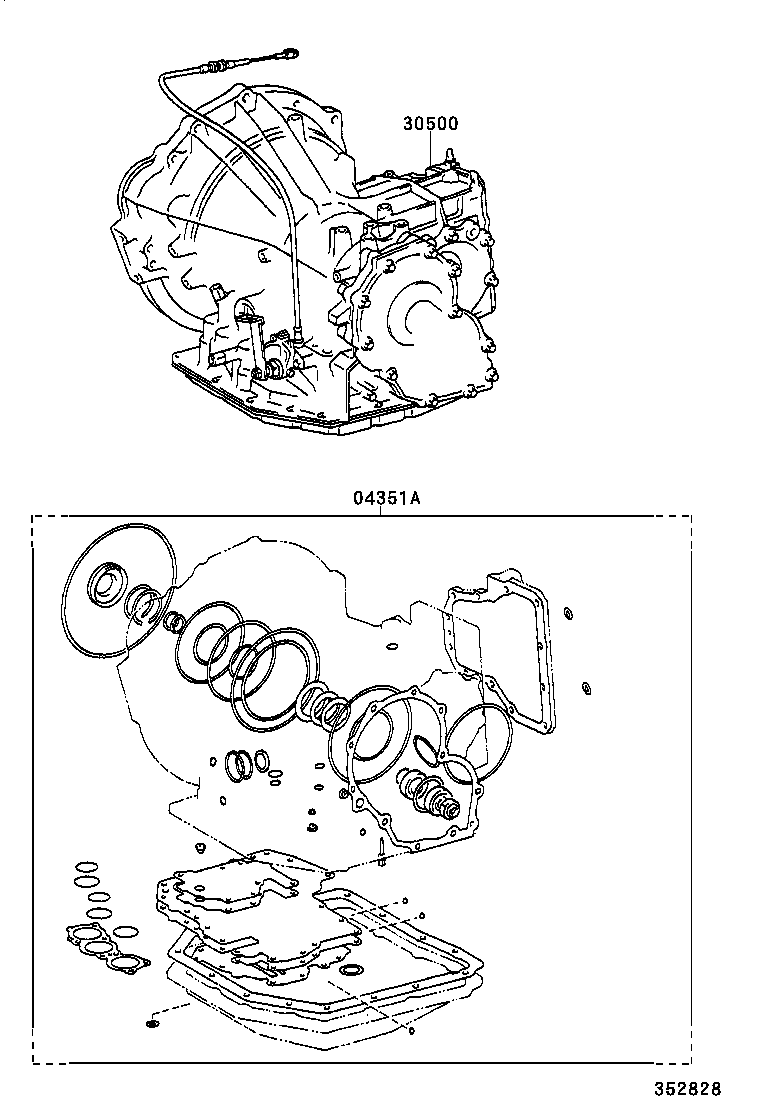 TOYOTA COROLLAAE100AEHDK POWERTRAINCHASSIS TRANSAXLE OR