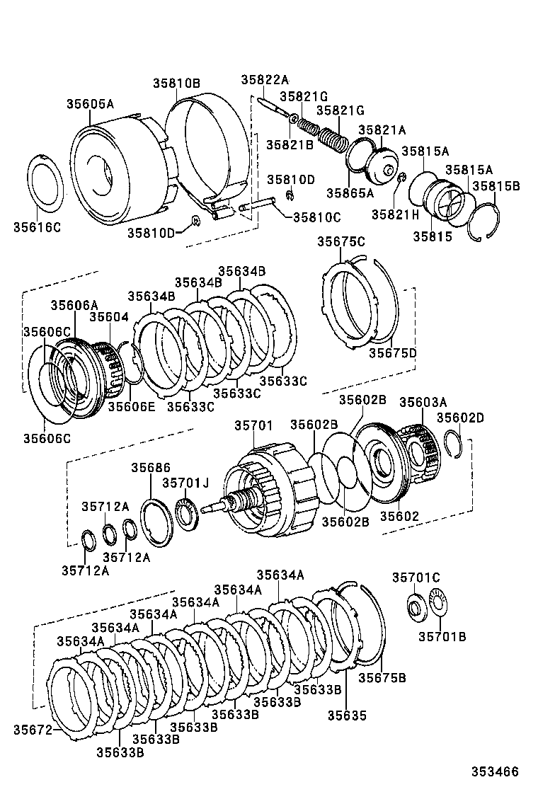  HILUX |  BRAKE BAND MULTIPLE DISC CLUTCH ATM