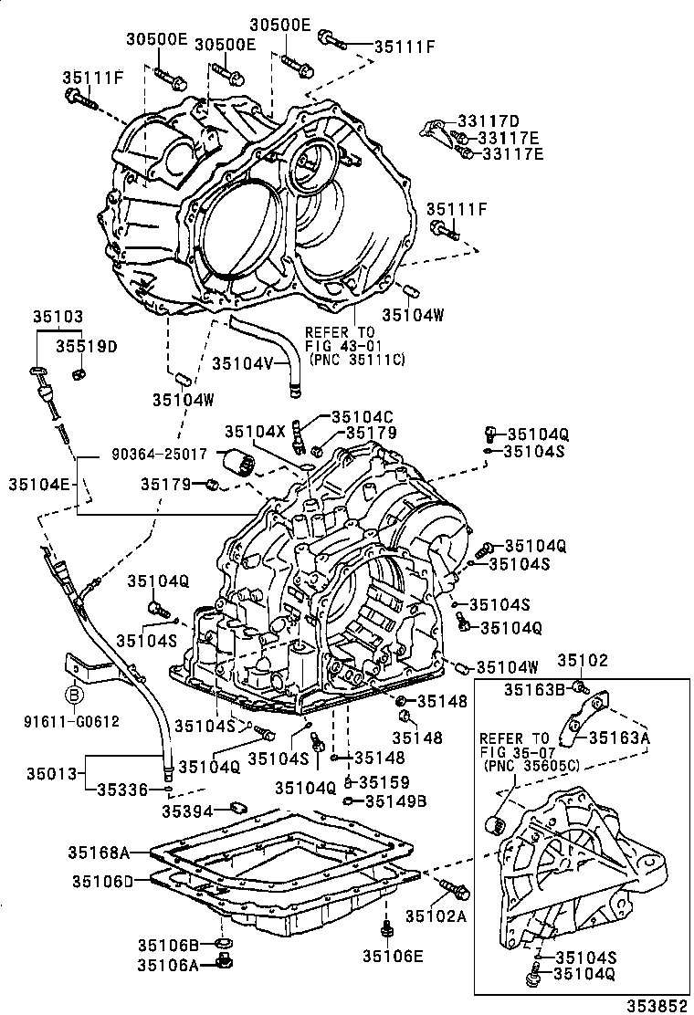  CAMRY AUSTRALIA |  TRANSMISSION CASE OIL PAN ATM