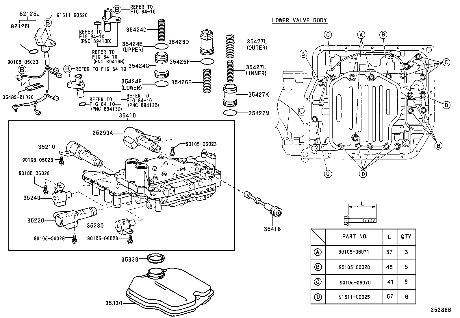  CAMRY AUSTRALIA |  VALVE BODY OIL STRAINER ATM
