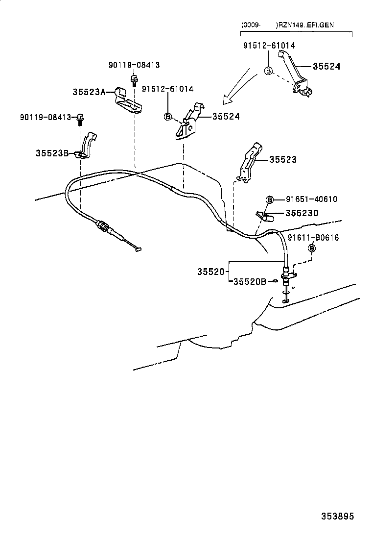  HILUX |  THROTTLE LINK VALVE LEVER ATM