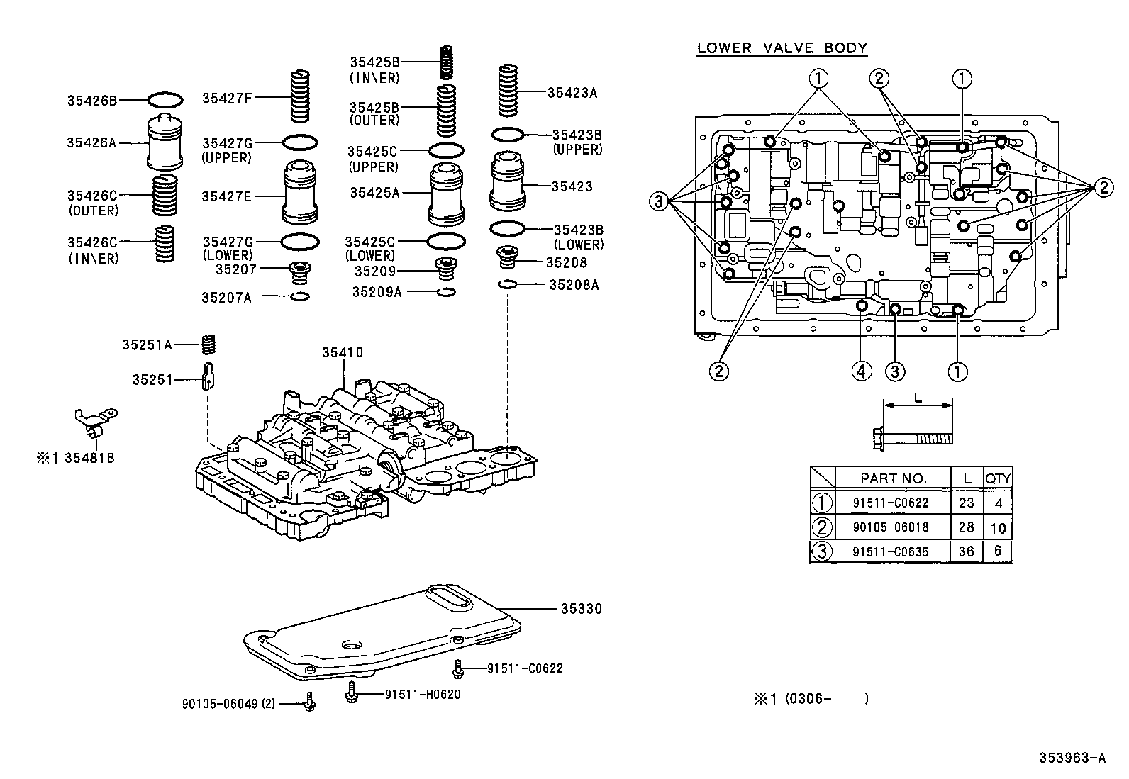  HILUX |  VALVE BODY OIL STRAINER ATM