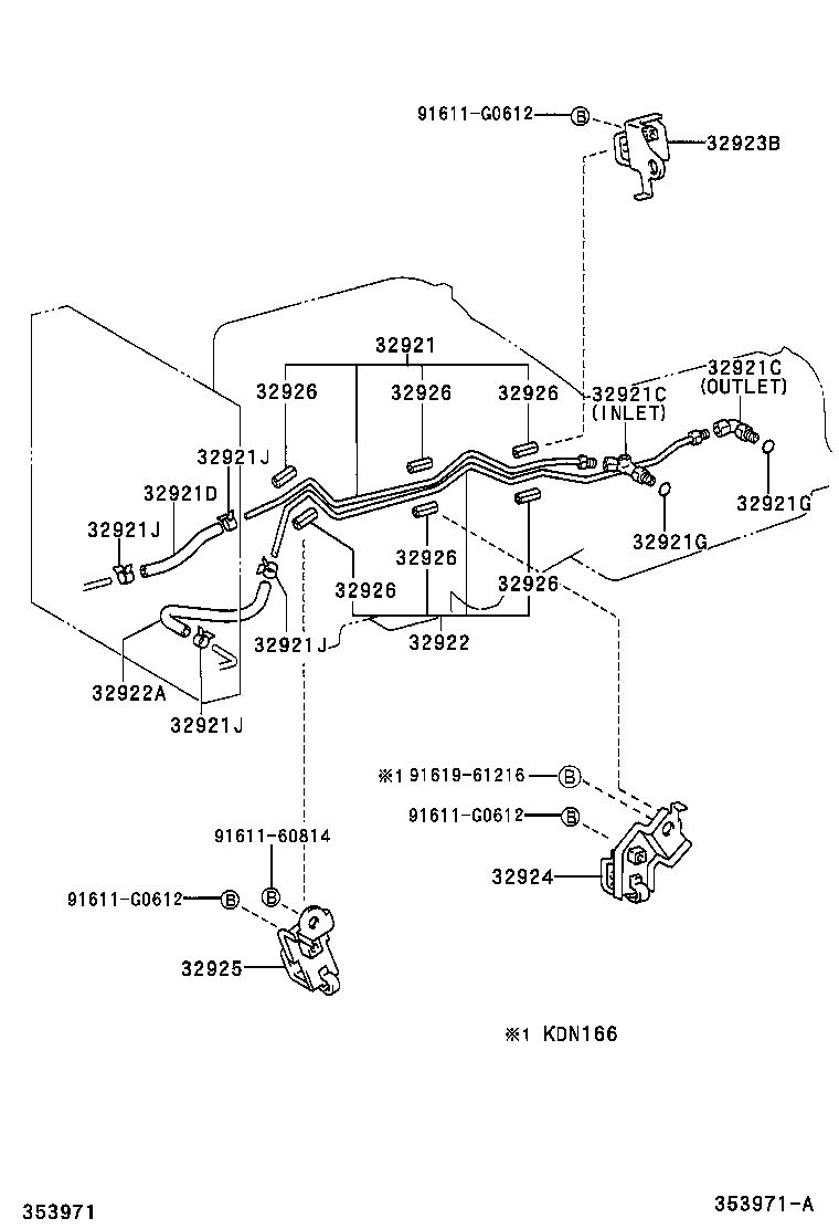  HILUX |  OIL COOLER TUBE ATM