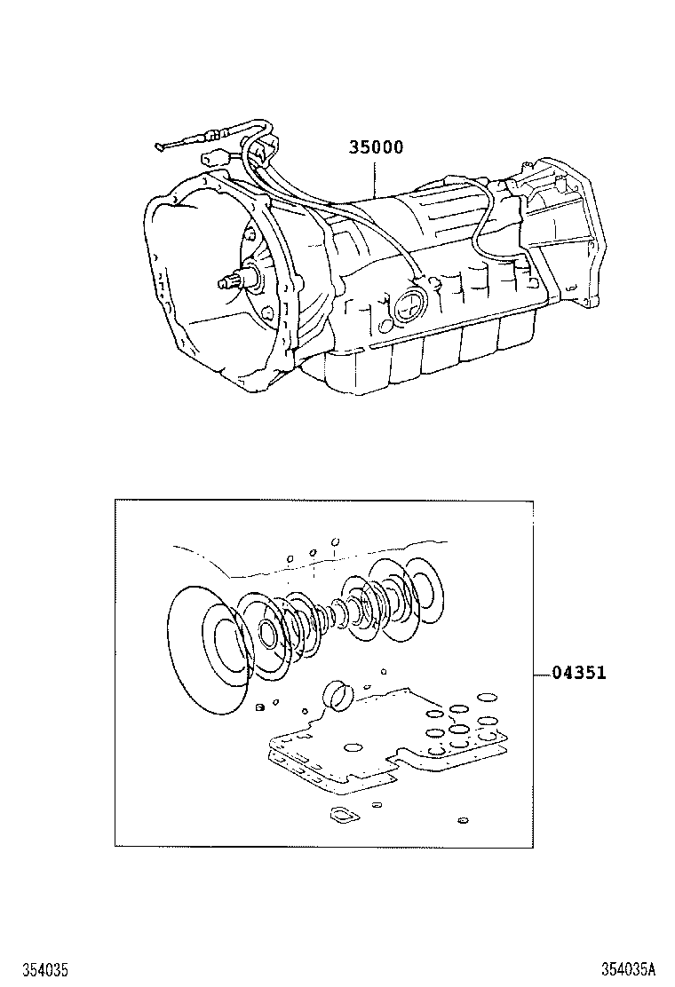  LAND CRUISER PRADO |  TRANSAXLE OR TRANSMISSION ASSY GASKET KIT ATM