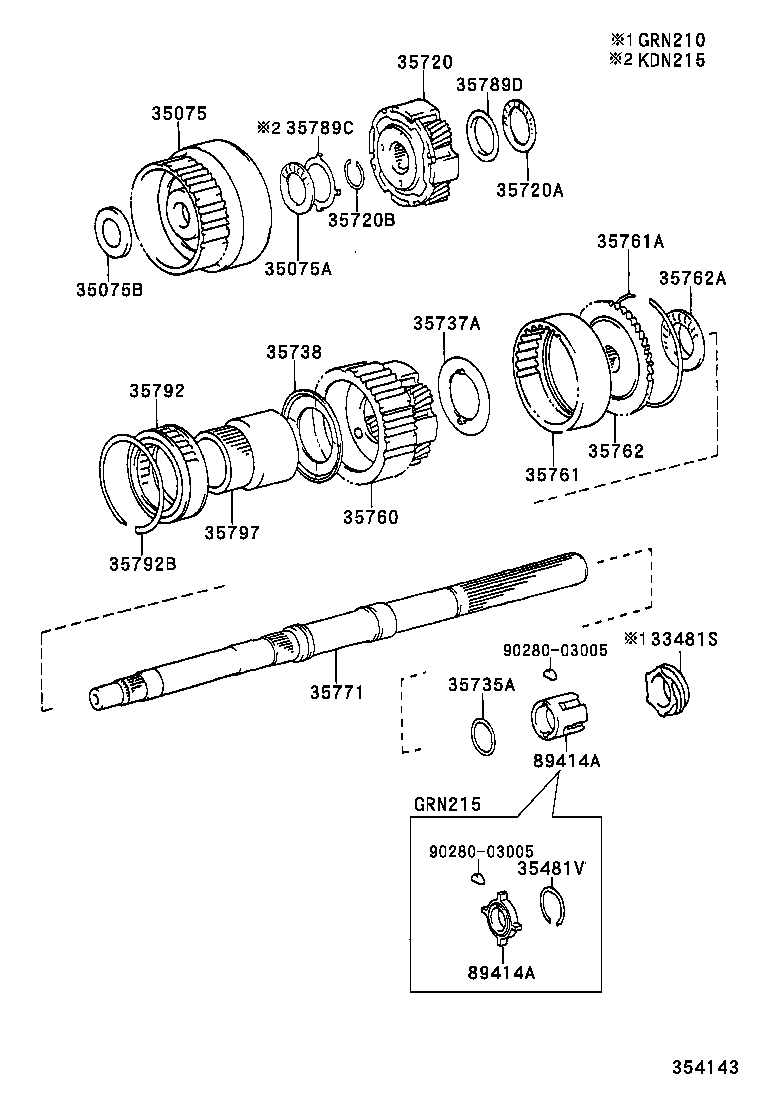 4RUNNER | PLANETARY GEAR REVERSE PISTON COUNTER GEAR ATM