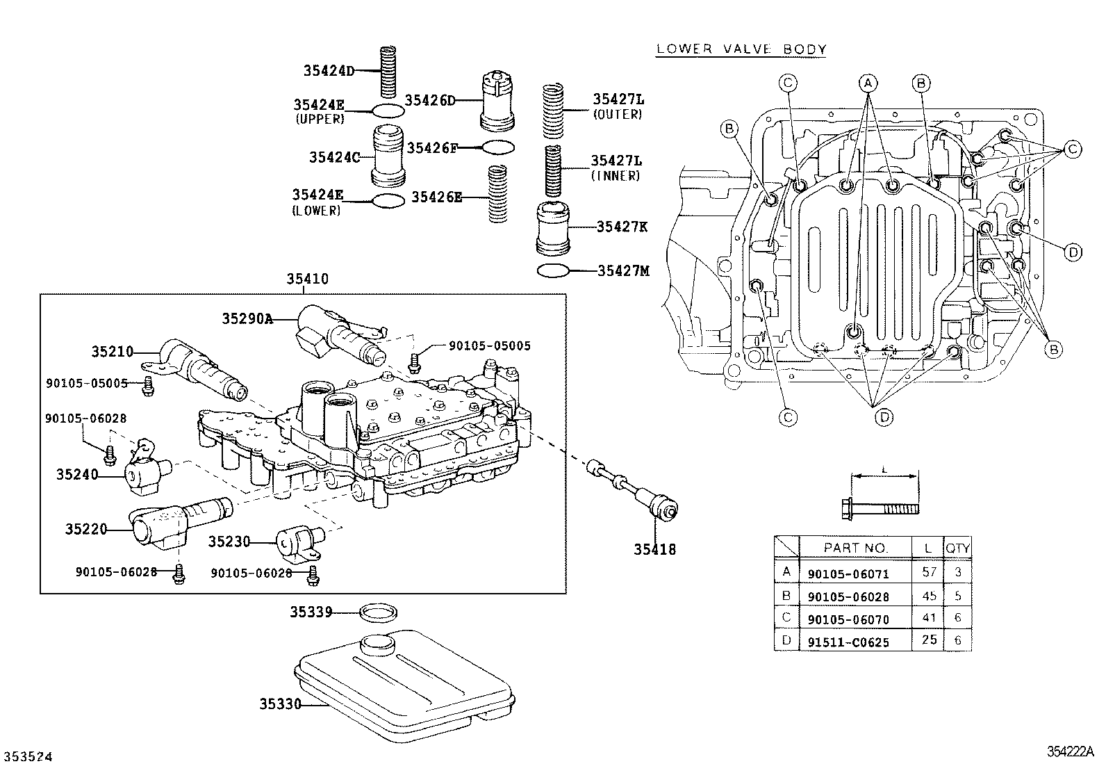  WISH |  VALVE BODY OIL STRAINER ATM