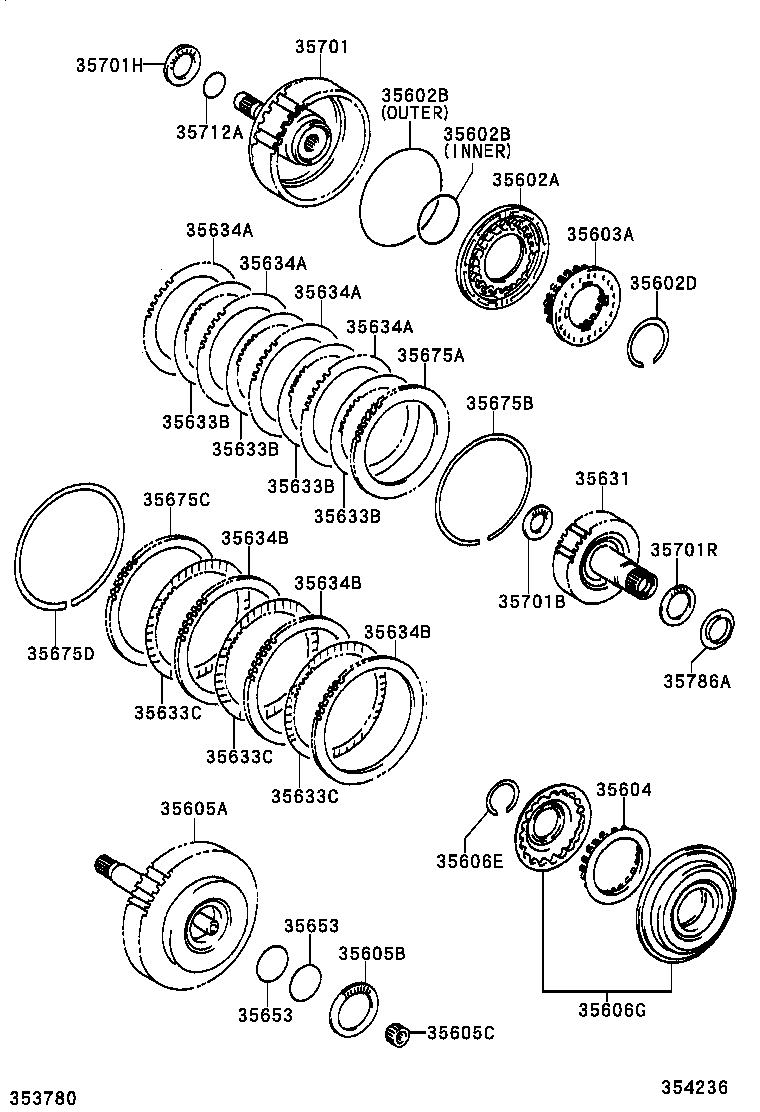  WISH |  BRAKE BAND MULTIPLE DISC CLUTCH ATM