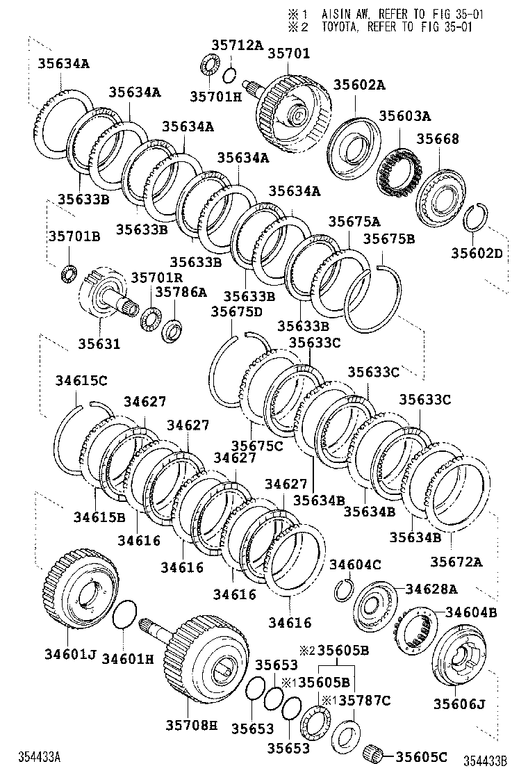  KLUGER |  BRAKE BAND MULTIPLE DISC CLUTCH ATM