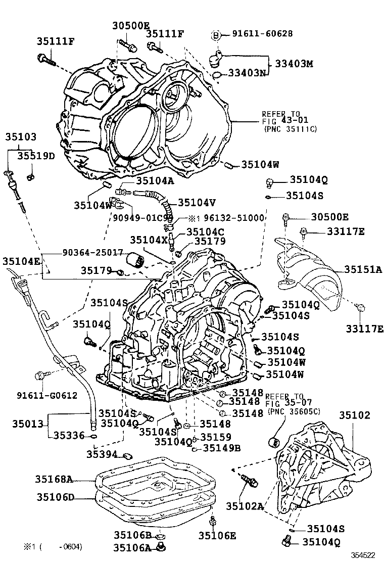  CAMRY |  TRANSMISSION CASE OIL PAN ATM