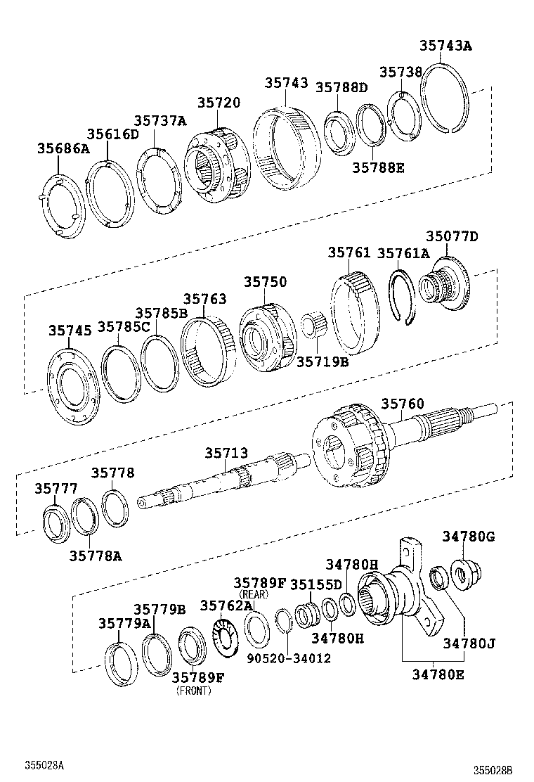  GS30 35 43 460 |  PLANETARY GEAR REVERSE PISTON COUNTER GEAR ATM