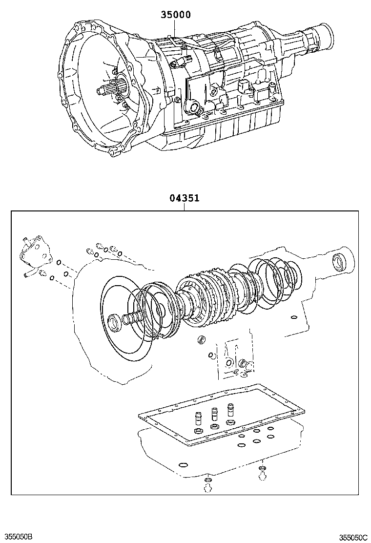  GS30 35 43 460 |  TRANSAXLE OR TRANSMISSION ASSY GASKET KIT ATM