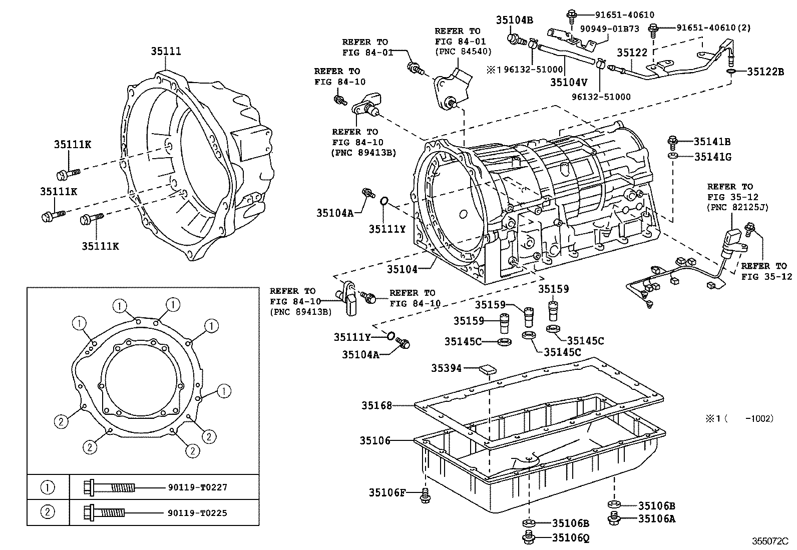  HILUX |  TRANSMISSION CASE OIL PAN ATM