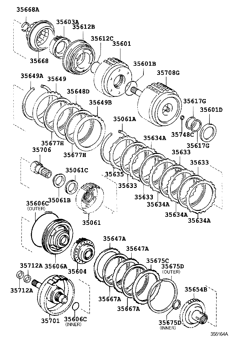  YARIS |  BRAKE BAND MULTIPLE DISC CLUTCH ATM