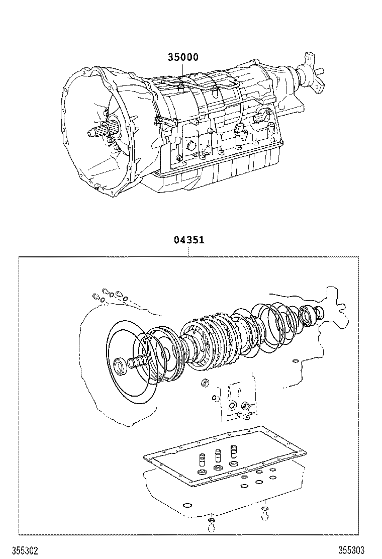  LS430 |  TRANSAXLE OR TRANSMISSION ASSY GASKET KIT ATM