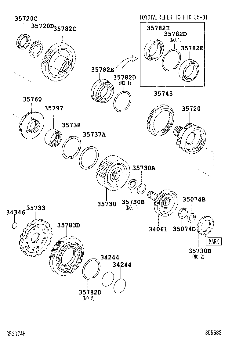  KLUGER |  PLANETARY GEAR REVERSE PISTON COUNTER GEAR ATM