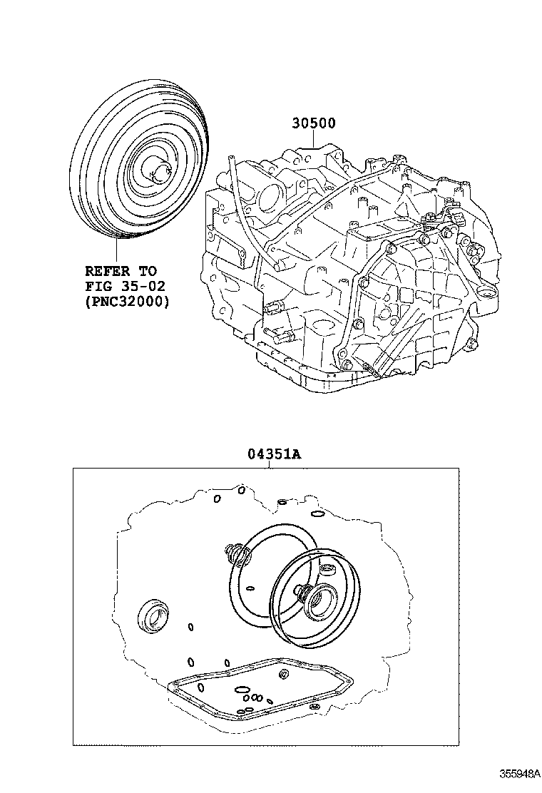  CAMRY AURION HV ARL |  TRANSAXLE OR TRANSMISSION ASSY GASKET KIT ATM